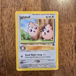 Pokemon TCG Igglybuff Promo WoTC Promo 36/53 - Image 1