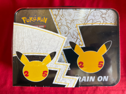 Pokemon Celebrations 25th Anniversary Collectors Chest Lunch Box Tin Sealed - Image 3