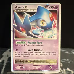 The Pokemon Company Azelf LV.X 140/146 Legends Awakened Ultra Rare Holo Eng 2008 - Image 1