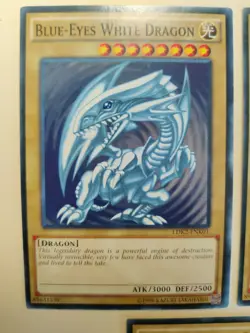 3x Yu-Gi-Oh Blue-Eyes White Dragon LDK2-ENK01 Mixed Art LP - Image 2