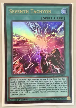 Yugioh! Seventh Tachyon BLGG-EN126 Ultra Rare 1st Ed NM - Image 1