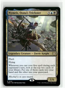 Nymris, Oona's Trickster - Commander Wilds of Eldraine MTG NM - Image 1