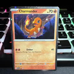 Charmander - 047 (Cosmos Holo) 047 Sv: Scarlet & Violet Promo Cards Holo LP- NM - Image 1