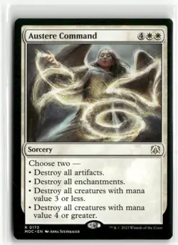 Austere Command - Baldur's Gate MTG NM - Image 1