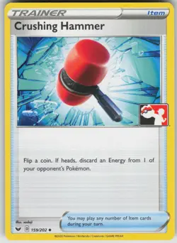 Pokemon TCG Crushing Hammer Uncommon Prize Pack Series Cards 159/202 - Image 1