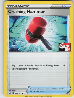 Pokemon TCG Crushing Hammer Uncommon Prize Pack Series Cards 159/202 - Image 1