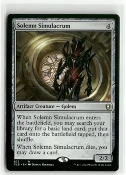 Solemn Simulacrum - Commander Legends Battle for Baldur's Gate MTG NM - Image 1