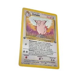 Pokemon Clefable Jungle Rare 17/64 Vintage Pokemon Trading Card 1999 - Image 1