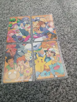 Pokemon Bandai Carddass Trading Card Bundle of 4 Connecting Art 191 192 193 194 - Image 1