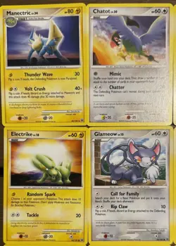 Majestic Dawn, Set #100, (15) Pokemon 2008 Cards, Regular, Lp To Near Mint - Image 2