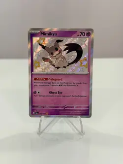 Mimikyu Baby Shiny Holo Rare Paldean Fates 160/091 Pokemon TCG Card NM - Image 1