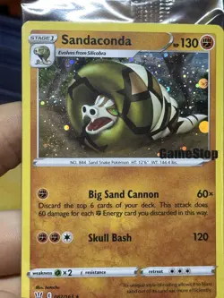 Sandaconda 082/163 Gamestop Exclusive SEALED Promo SWIRL Pokemon Card TCG - Image 3