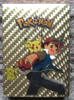 Pokemon Gold Foil 55 Card Deck Box - Image 1