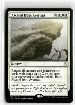 Ascend from Avernus - Baldur's Gate MTG NM - Image 1