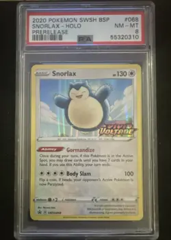 Snorlax - (Prerelease) SWSH068 SWSH: Sword & Shield Promo Cards Holo - Image 1