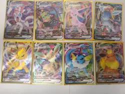 8Pcs Eevee Vmax Gem Vol.2 Set Cbb2C Sword & Shield - Pokemon TCG Card Chinese - Image 1