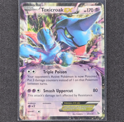 Toxicroak EX - 41/106 - Ultra Rare - Flashfire - Pokemon Card - LP - Image 1