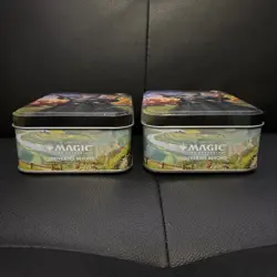 Magic the Gathering Lord of the Rings Collector Tin Gandalf x2 Mtg LOTR EMPTY - Image 2