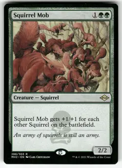 Squirrel Mob 286 Rare Modern Horizons 2 Magic: The Gathering Near Mint - Image 1
