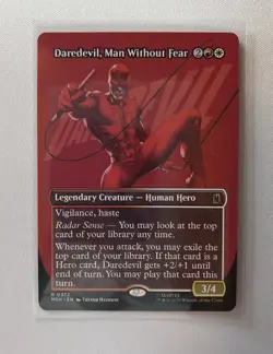 Daredevil, Man Without Fear (Borderless) (0372) - 372 - MSH - NM - MTG Regular - Image 1