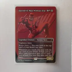 Daredevil, Man Without Fear (Borderless) (0372) - 372 - MSH - NM - MTG Regular - Image 2