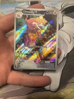 Pokemon TCG Crocalor Scarlet & Violet Paldea Evolved Holo Card 202/193 - Image 1