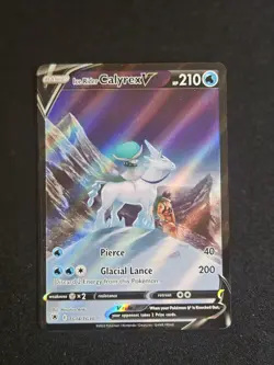 Pokemon Ice Rider Calyrex V TG14/TG30 Astral Radiance Trainer Gallery Ultra Rare - Image 1