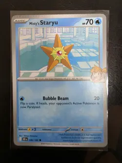 Misty's Staryu- 046/182 - Destined Rivals - Pokemon CRIMP ERROR - Image 1