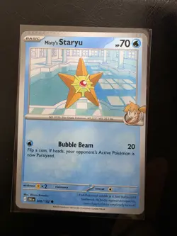 Misty's Staryu- 046/182 - Destined Rivals - Pokemon CRIMP ERROR - Image 2