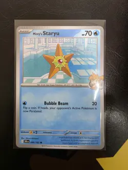 Misty's Staryu- 046/182 - Destined Rivals - Pokemon CRIMP ERROR - Image 3