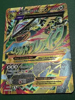 M Rayquaza EX 98/98 Full Art Holo XY Ancient Origins 2015 Damaged - Image 2
