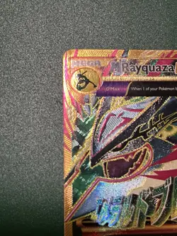 M Rayquaza EX 98/98 Full Art Holo XY Ancient Origins 2015 Damaged - Image 3