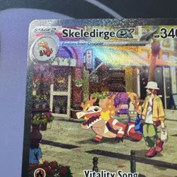 Pokemon TCG Skeledirge EX 258/193 Paldea Evolved Special Illustration Rare - Image 2