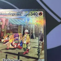 Pokemon TCG Skeledirge EX 258/193 Paldea Evolved Special Illustration Rare - Image 3