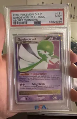 Pokemon Gardevoir Lv.X Secret Wonders Holo Ultra Rare #131 PSA 9 Mint - Image 2