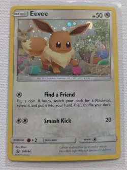 EEVEE SM184 P SUN & MOON PROMO POKEMON TCG HOLO NM/M - Image 1