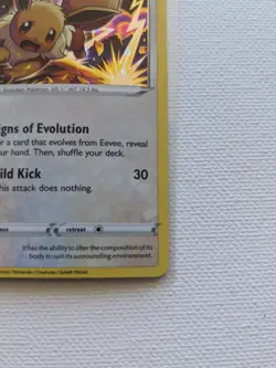 Eevee SWSH118 Holo Promo Sword & Shield Promo Pokemon Near Mint - Image 3