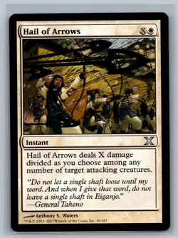 Magic The Gathering 10th Edition Hail of Arrows #18/383 MTG TCG CCG Tenth - Image 1