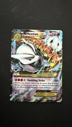 Pokemon M Mewtwo EX 63/162 230 LP - Image 1