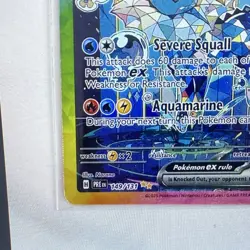 Pokemon Vaporeon ex 149/131 Sv Prismatic Evolutions SIR Full Art Holo EN - Image 5