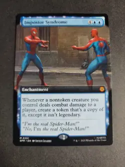 Impostor Syndrome (Extended Art) Mythic MTG Spider-Man - Image 1
