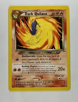 Dark Quilava 2002 Pokemon Neo Destiny Unlimited Uncommon #39/105 * Near Mint - Image 1