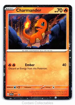 Charmander SVP047 Cosmos Holo Pokemon Black Star Promo NM - Image 1
