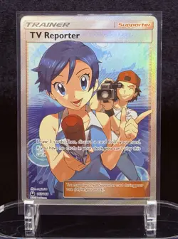 (NM) TV Reporter (Full Art) 167/168 Sm-Celestial Storm Pokemon TCG English - Image 1