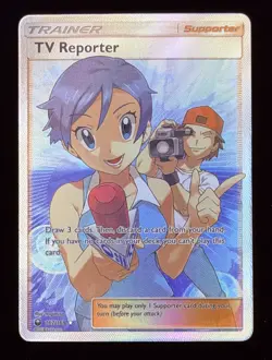 (NM) TV Reporter (Full Art) 167/168 Sm-Celestial Storm Pokemon TCG English - Image 2