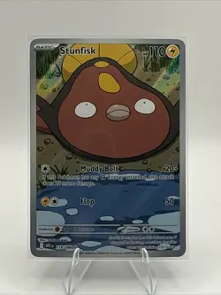 Pokemon TCG Stunfisk Illustration Rare 118/086 White Flare - Image 1