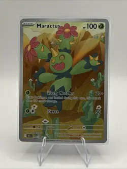 Pokemon TCG Maractus Illustration Rare 093/086 Black Bolt - Image 1