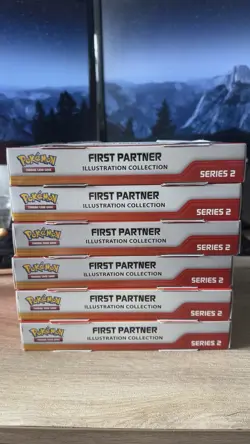 X6 (SIX) Pokemon First Partner Illustration Collection Series 2 Sealed - Image 1