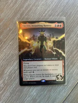 🔮 MTG: Electro Assaulting Battery (Extended) Spider-Man Foil -Ships Immediately - Image 1