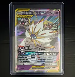 Pokemon TCG Solgaleo & Lunala GX 216/236 Cosmic Eclipse TAG TEAM Holo 2019 - Image 1